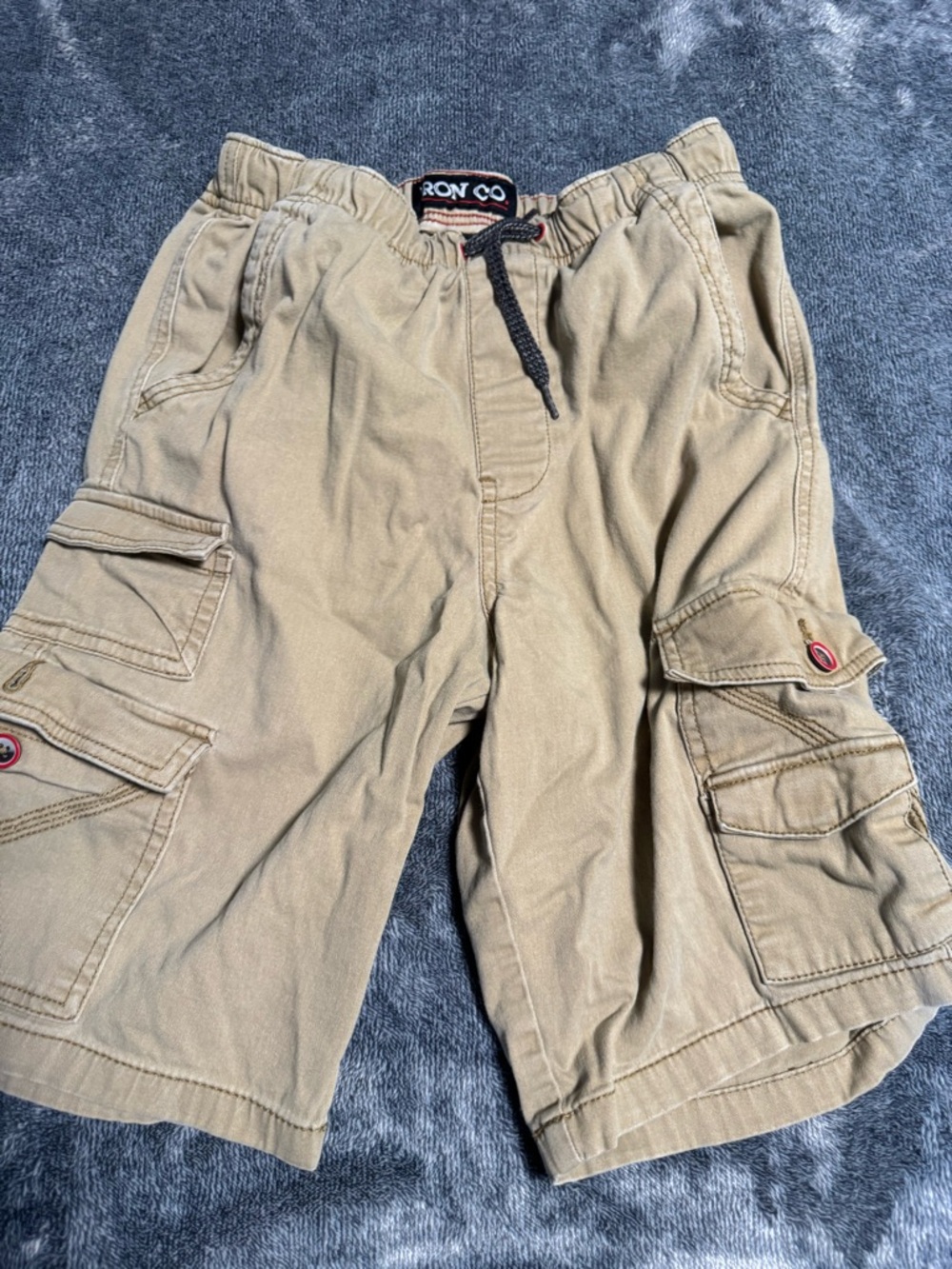Iron Co Kids' Tan Cargo Shorts